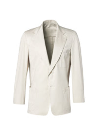 Jacket in cotton gabardine - Natural