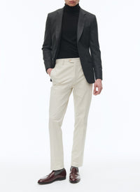 Veste de costume boutonnée et ajustée en laine - Anthracite