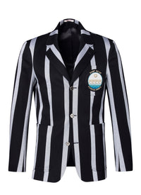 Blazer à rayures et écusson Pont Neuf - Noir