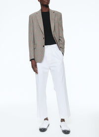 Veste en laine à motif pied de poule - Pied de poule