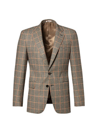 Veste de costume boutonnée et ajustée à motif - Noir & Blanc