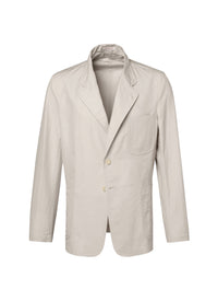 Extra-soft straight jacket in linen and cotton - Ficelle