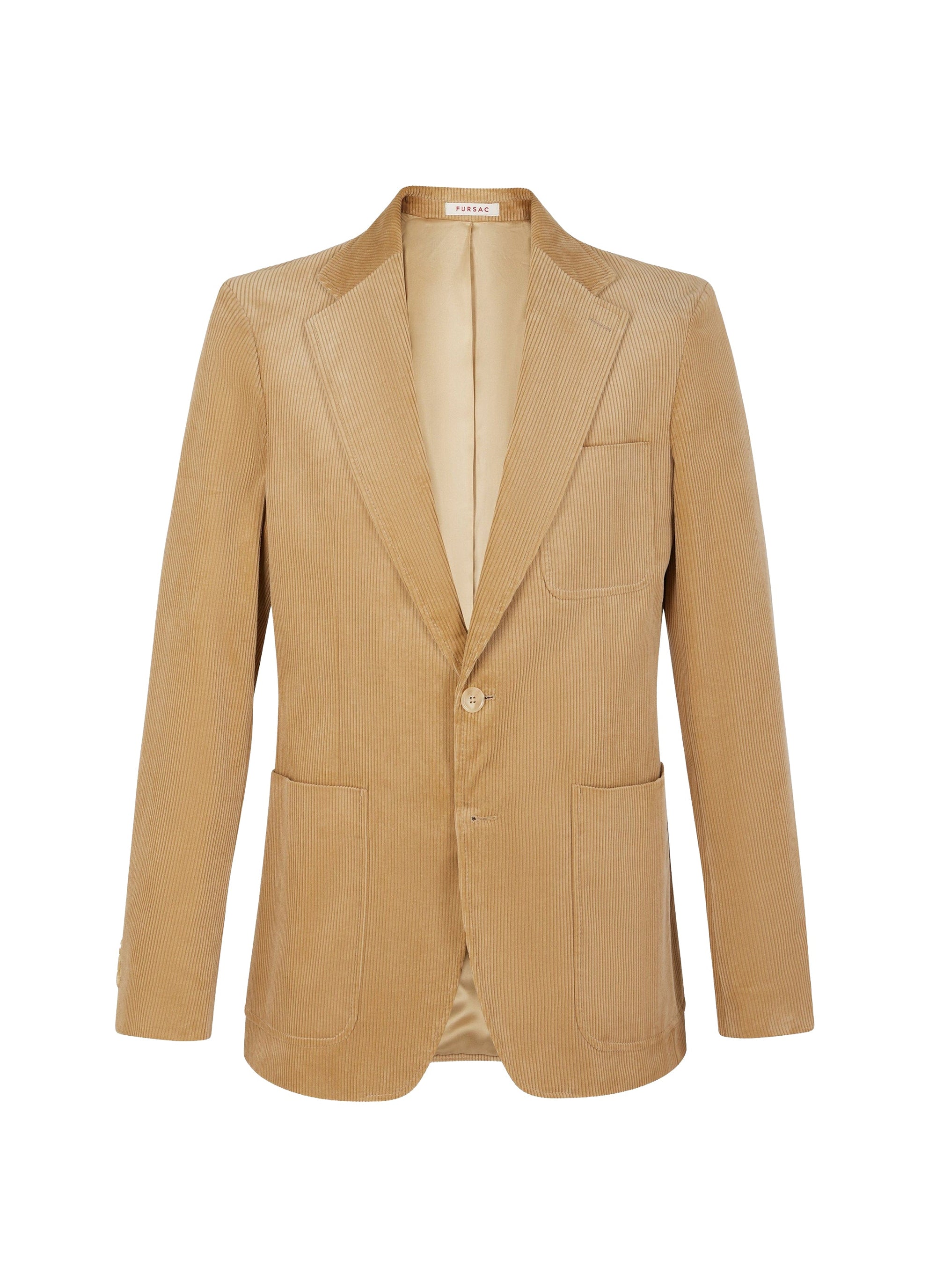 Straight buttoned corduroy suit jacket - Vigogne