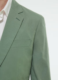 Veste droite en toile de coton - Tilleul