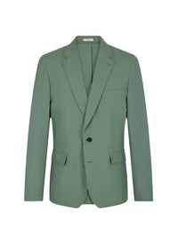 Veste droite en toile de coton - Tilleul