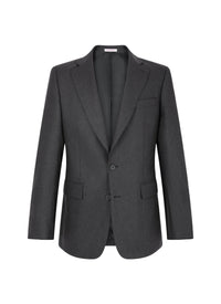 Veste de costume ajustée en laine - Vert Anglais