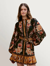 CHECK VUE_Garden Black Robe courte - Garden Black