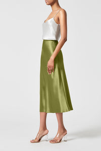 Valletta Skirt - Safari Green