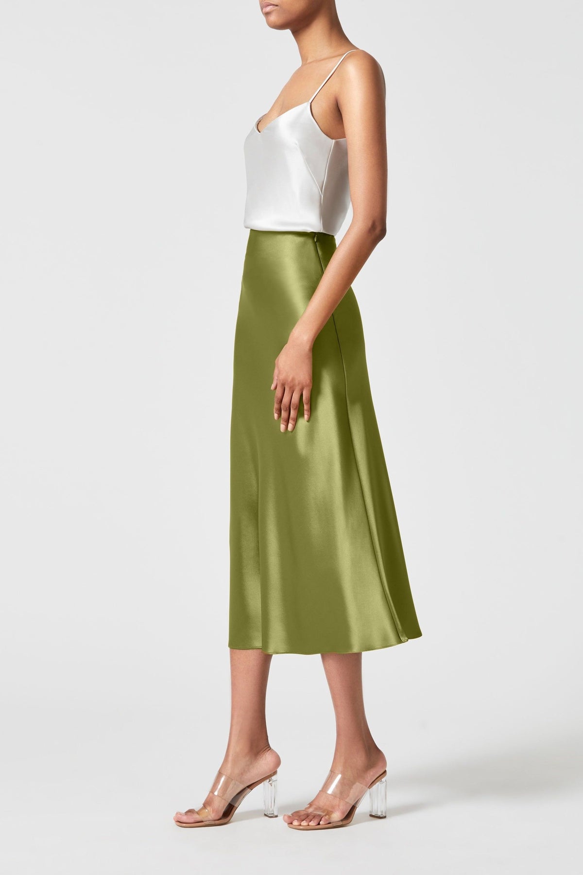 Valletta Skirt - Safari Green
