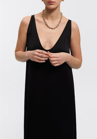 Robe longue Vanda - Black
