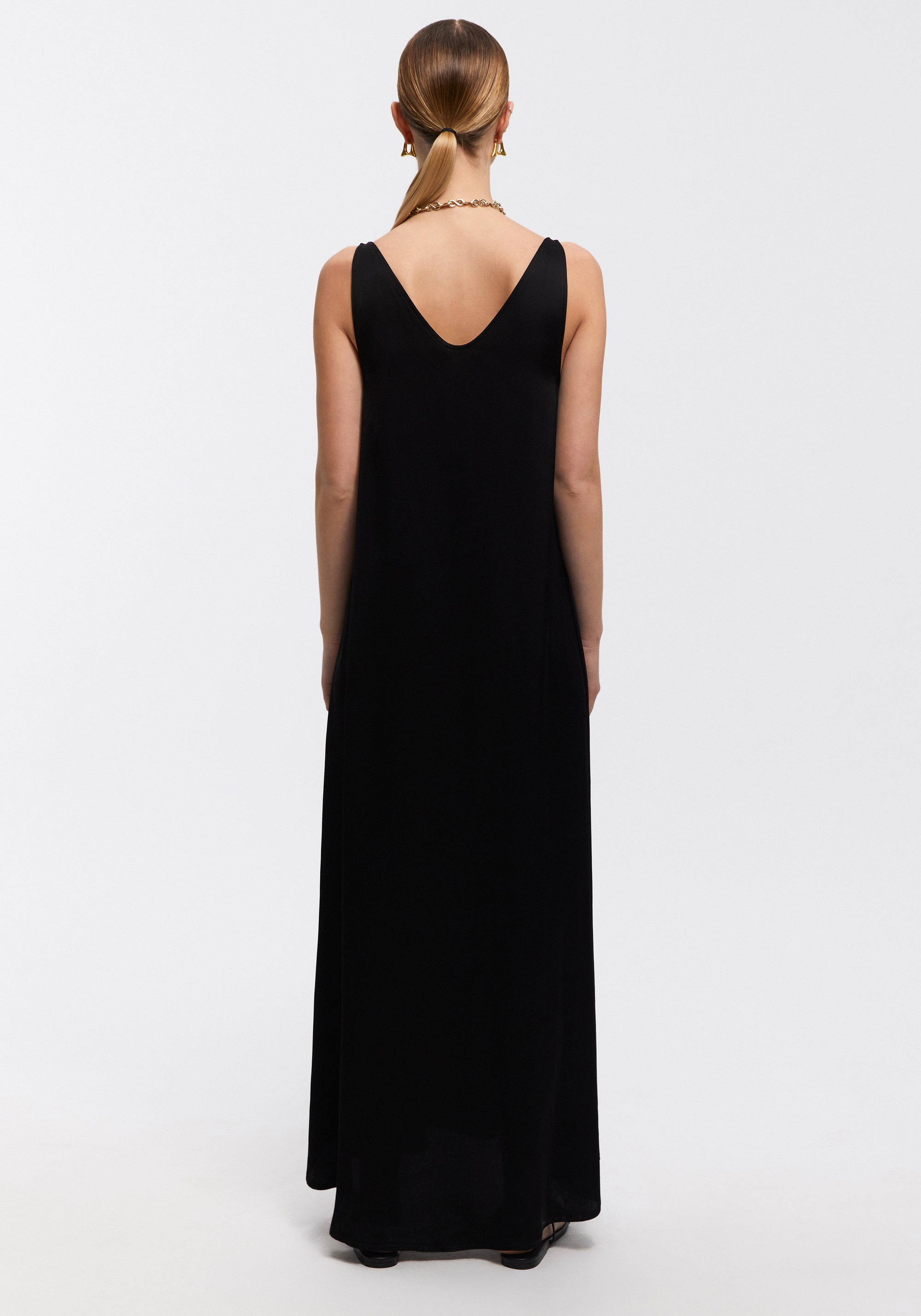 Robe longue Vanda - Black