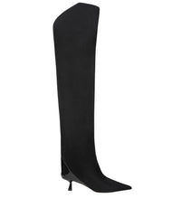 Cuissardes Vari 45 en daim et cuir verni - Black Intense