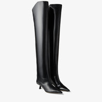 Vari 45 leather thigh boots - Black