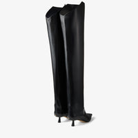 Vari 45 leather thigh boots - Black