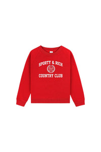 Sweatshirt Varsity imprimé - Ruby