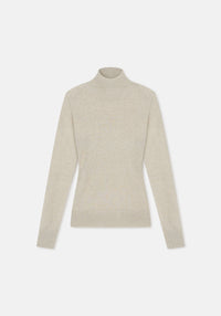 Pull Vaslav côtelé et scintillant - Ivory