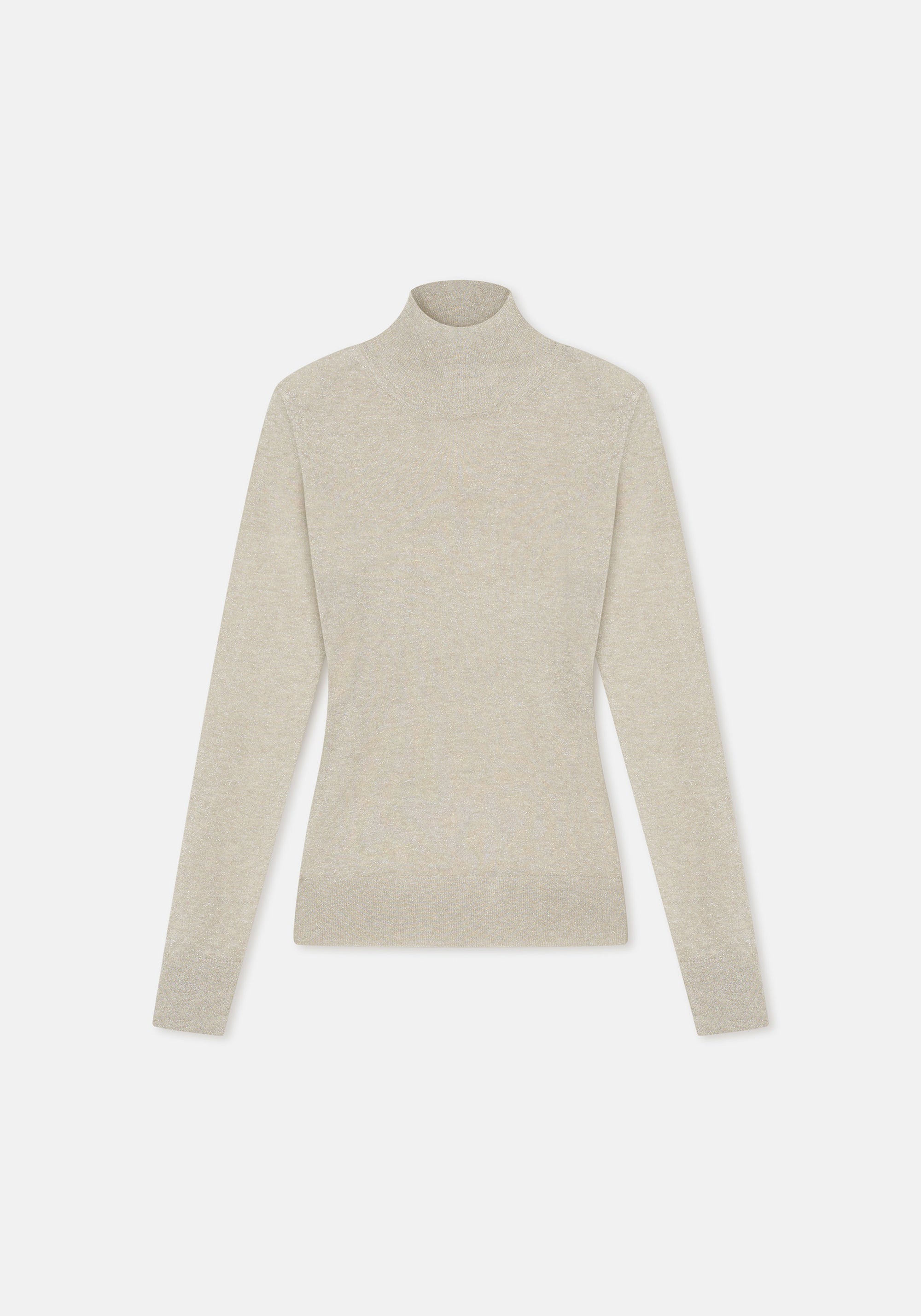 Pull Vaslav côtelé et scintillant - Ivory
