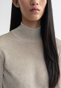 Pull Vaslav côtelé et scintillant - Ivory