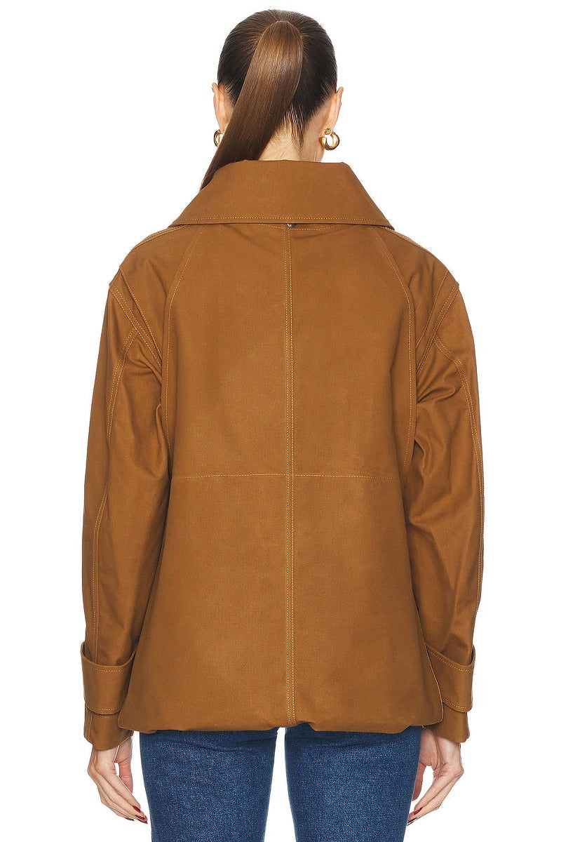 Patch Pocket Utility Jacket - Toffee