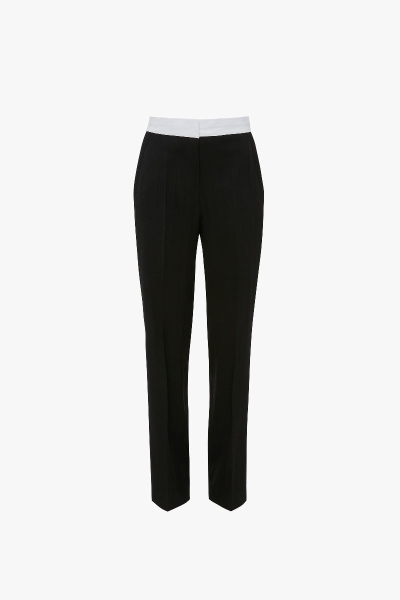 Side Seam Detail Trouser - Black