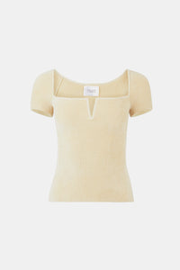Velvet Freya Top - Vanilla