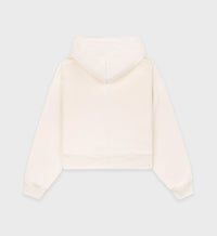 Sweat à capuche Vendome zippé - Cream