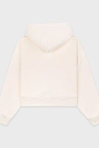 Sweat à capuche Vendome zippé - Cream