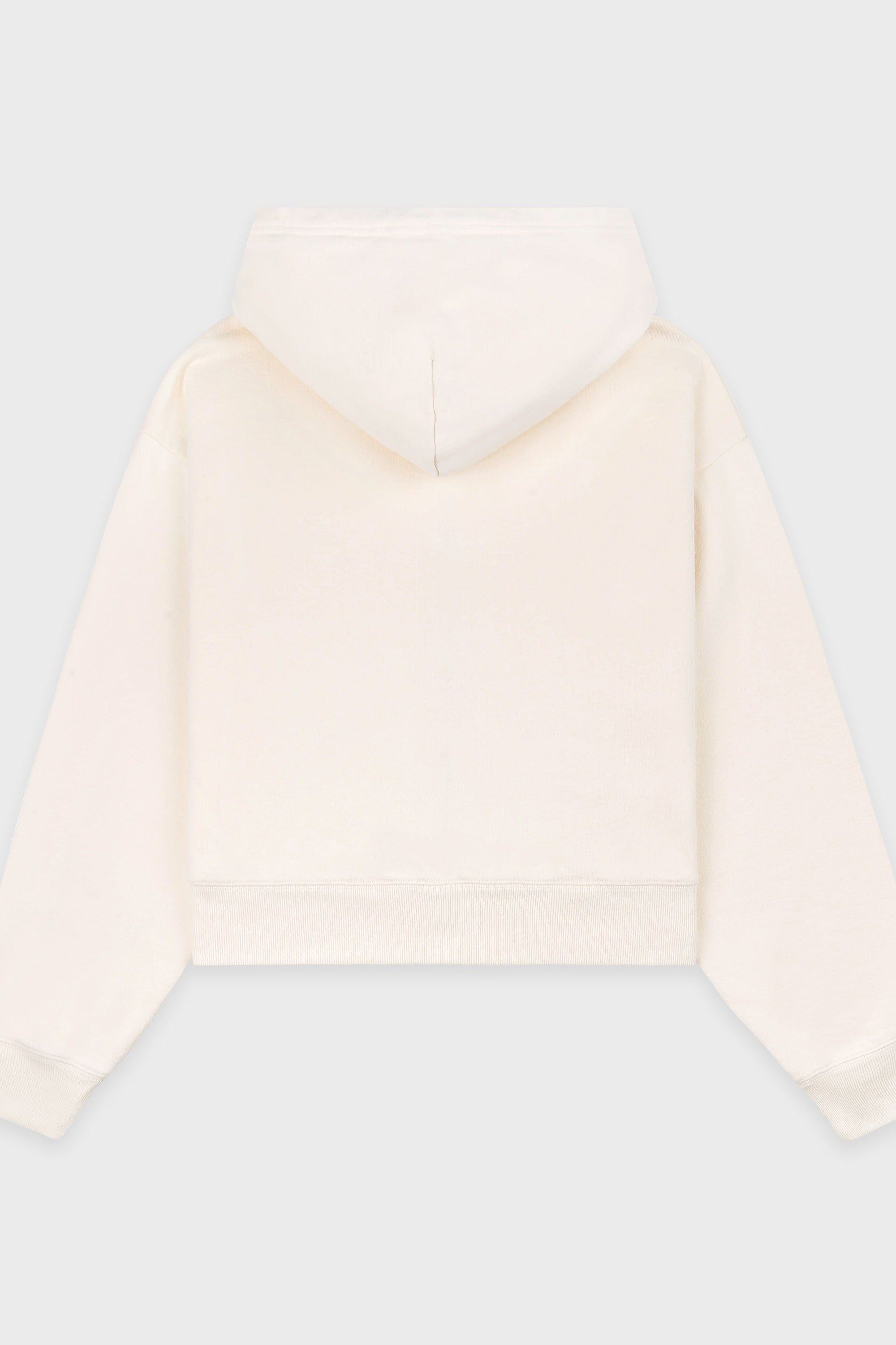 Sweat à capuche Vendome zippé - Cream