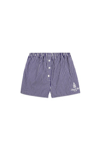 Short boxer Vendome à rayures - Blue Striped