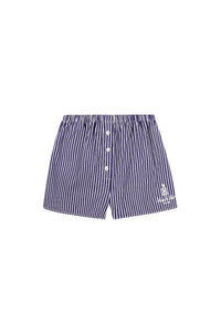 Short boxer Vendome à rayures - Bleu