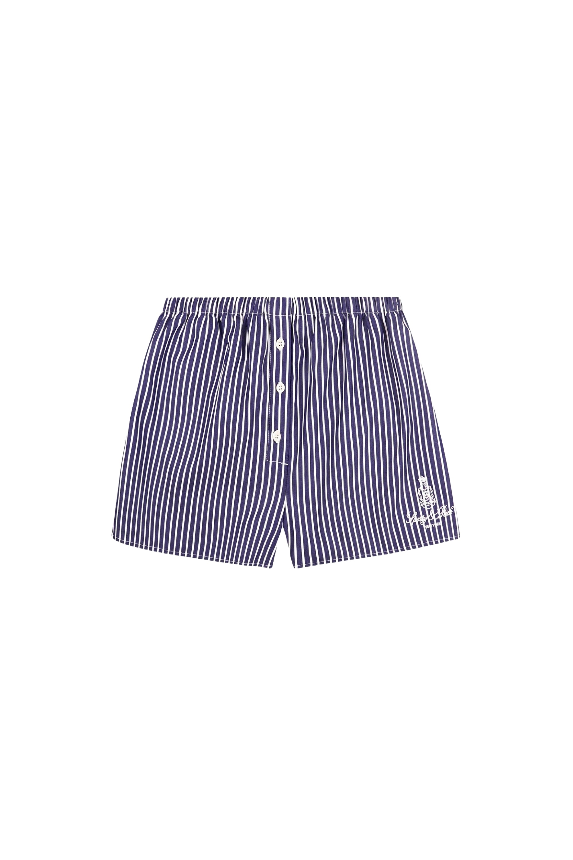 Short boxer Vendome à rayures - Bleu