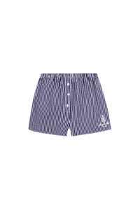 Short boxer Vendome à rayures - Blue Striped