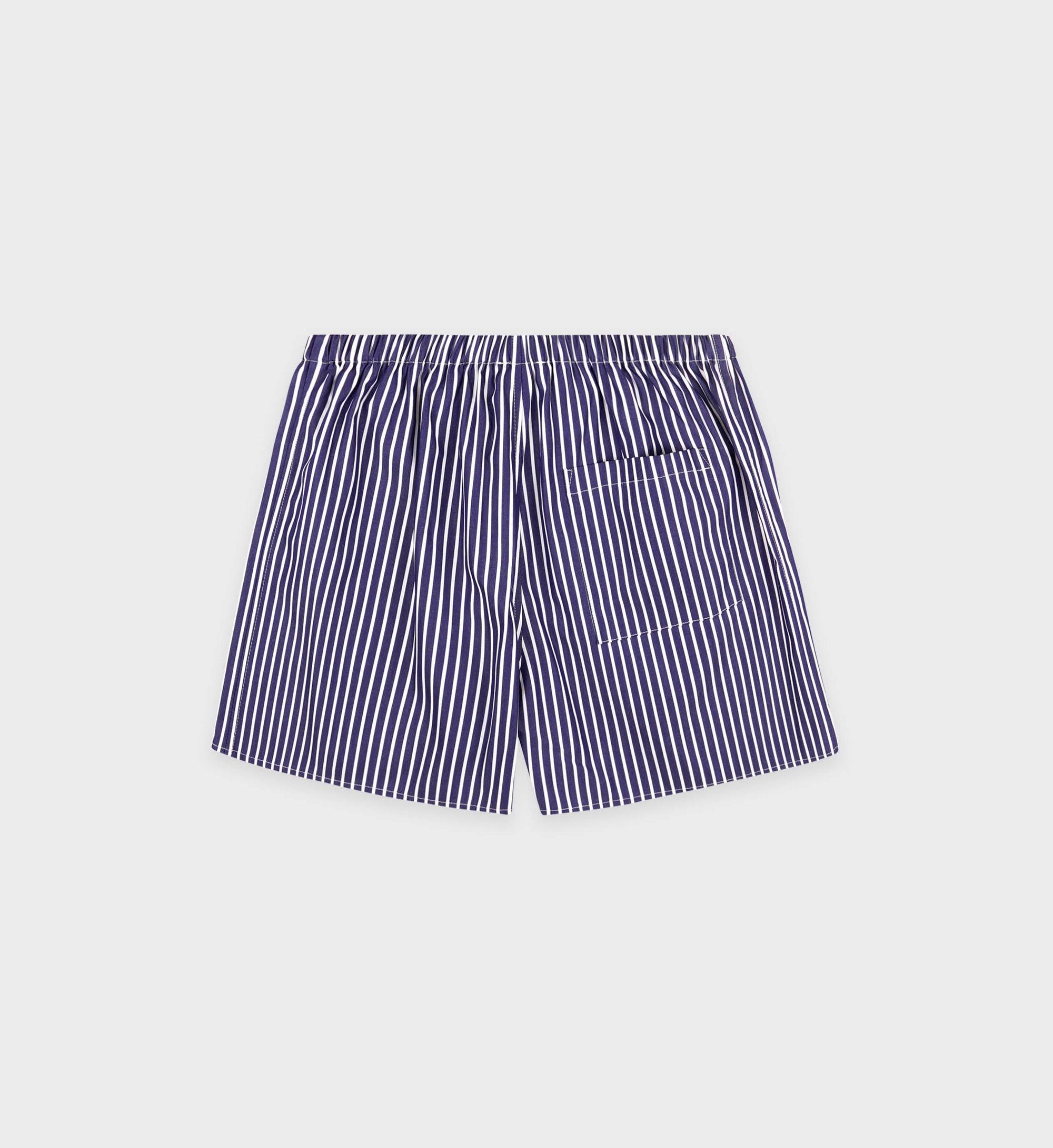 Short boxer Vendome à rayures - Blue Striped