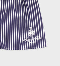 Short boxer Vendome à rayures - Blue Striped