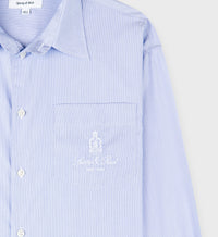 Chemise Vendome oversize à rayures - Blue Striped