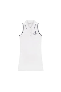 Robe polo Vendome en piqué - White