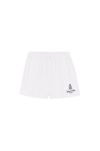 Short boxer Vendome à taille élastique - White
