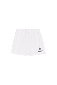 Short boxer Vendome à taille élastique - White