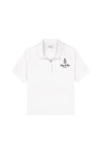 Polo Vendome en velours - White