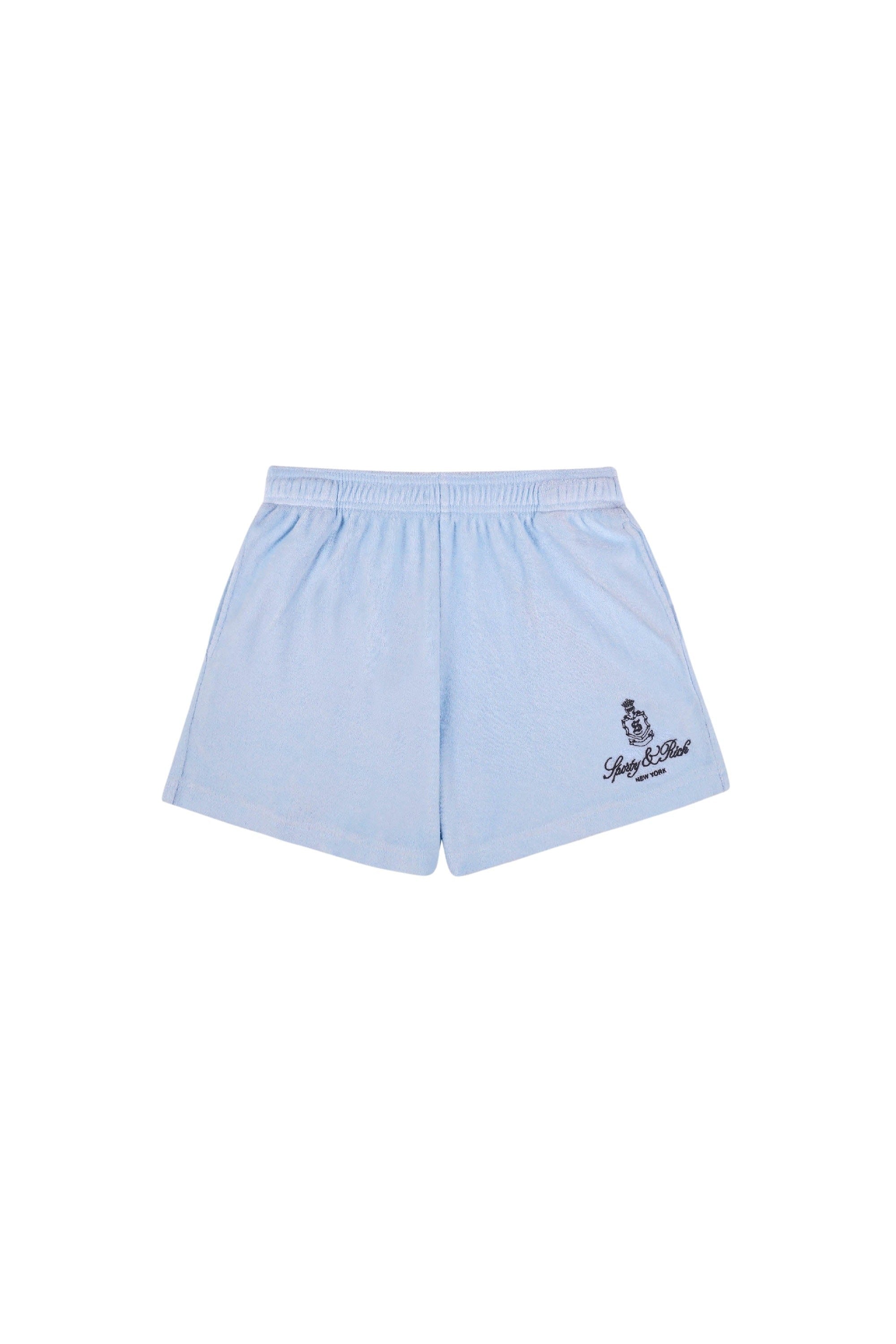 Short Vendome en velours - Ciel