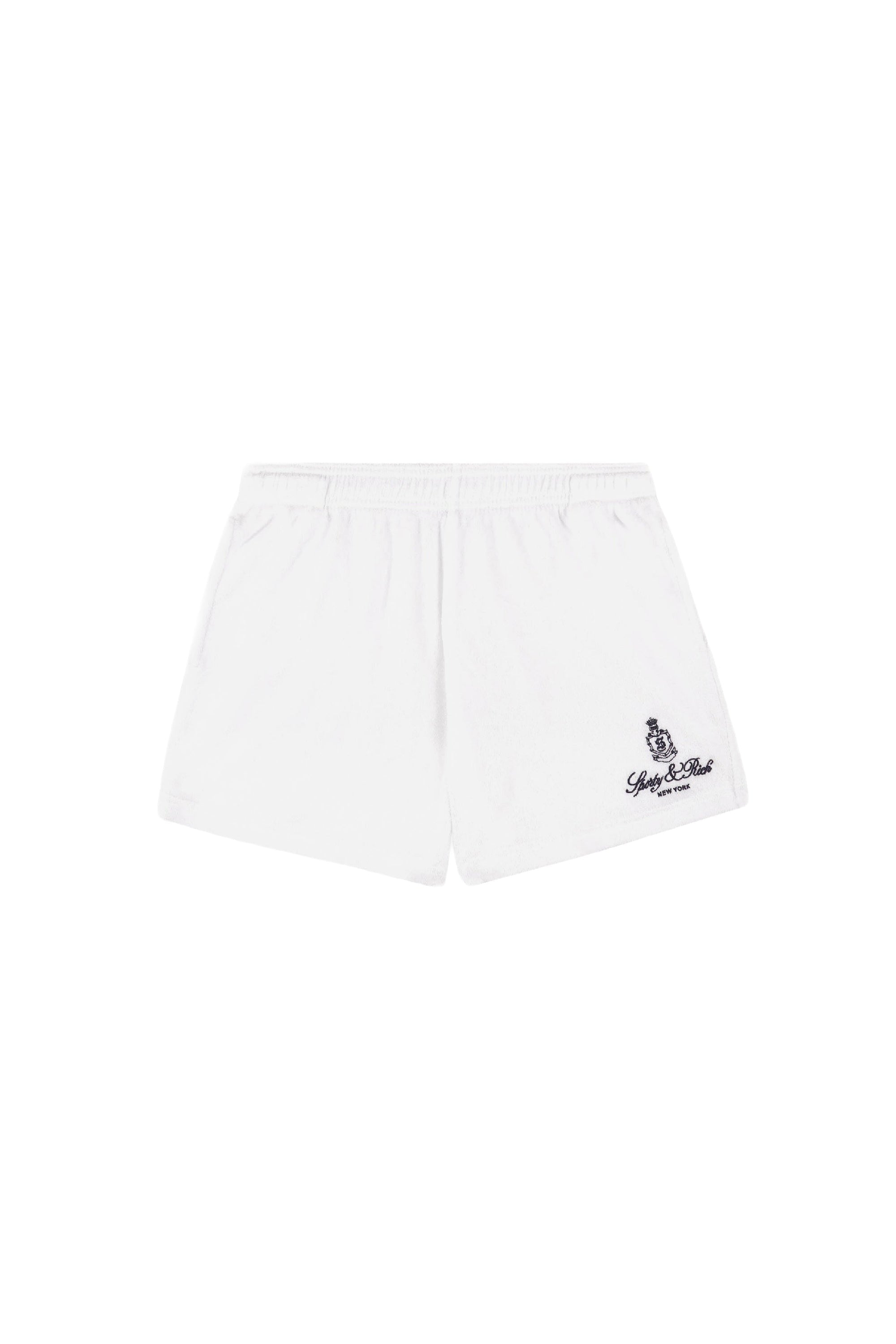Short Vendome en velours - White