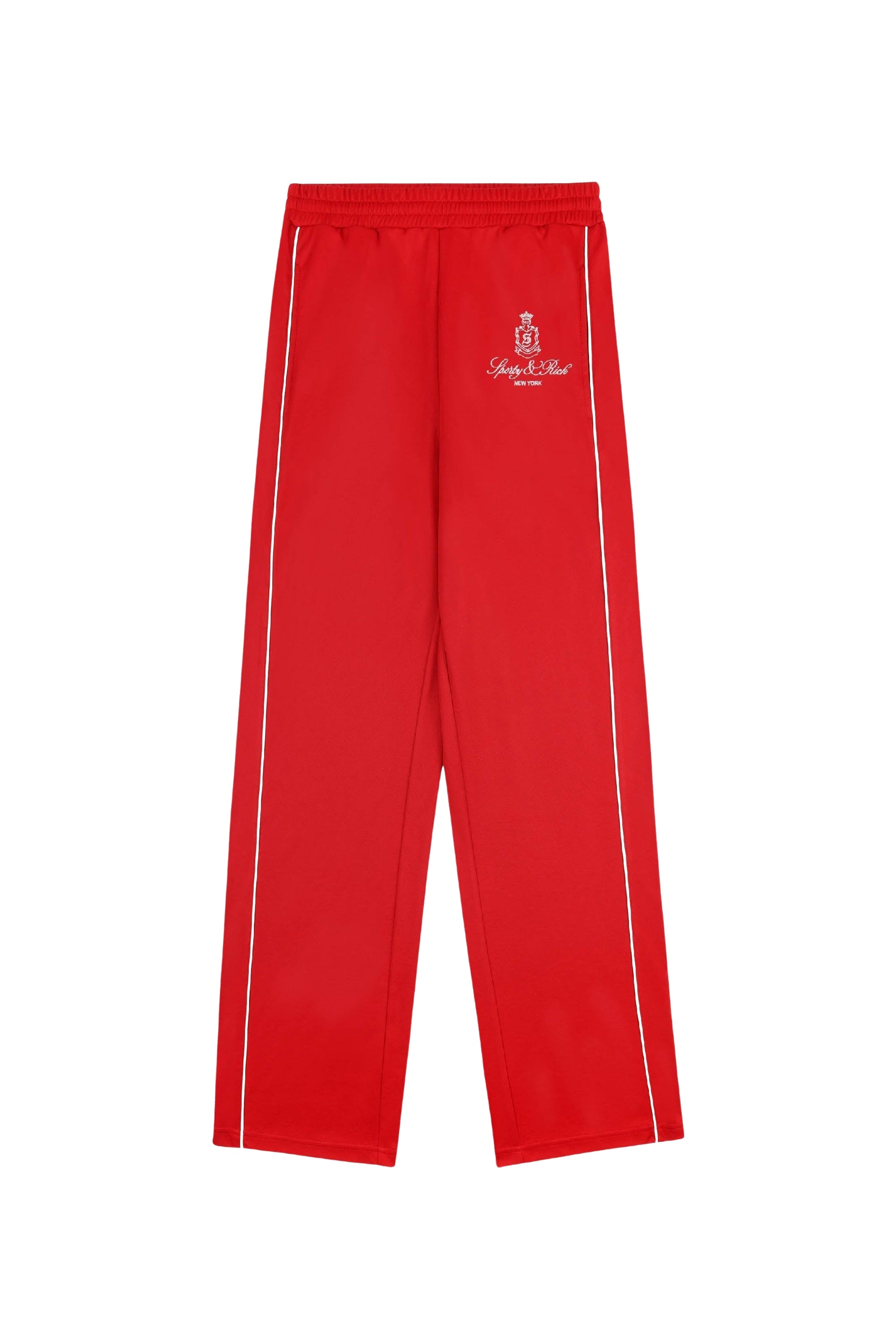 Vendome sweatpants with piping - Crimson