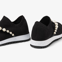 Sneakers Venice à perles - Black & White