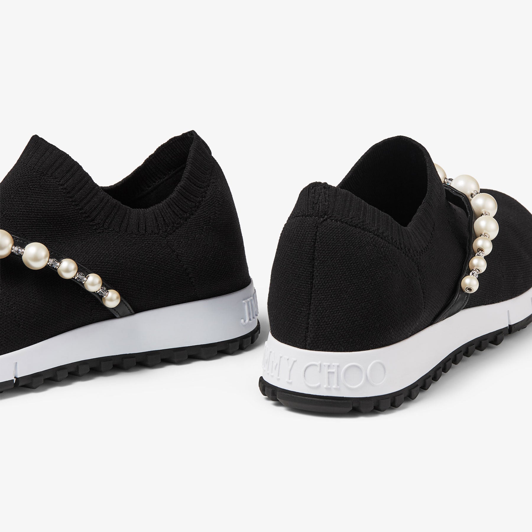 Sneakers Venice à perles - Black & White