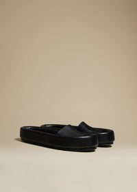 Sandales Venice en cuir - Black