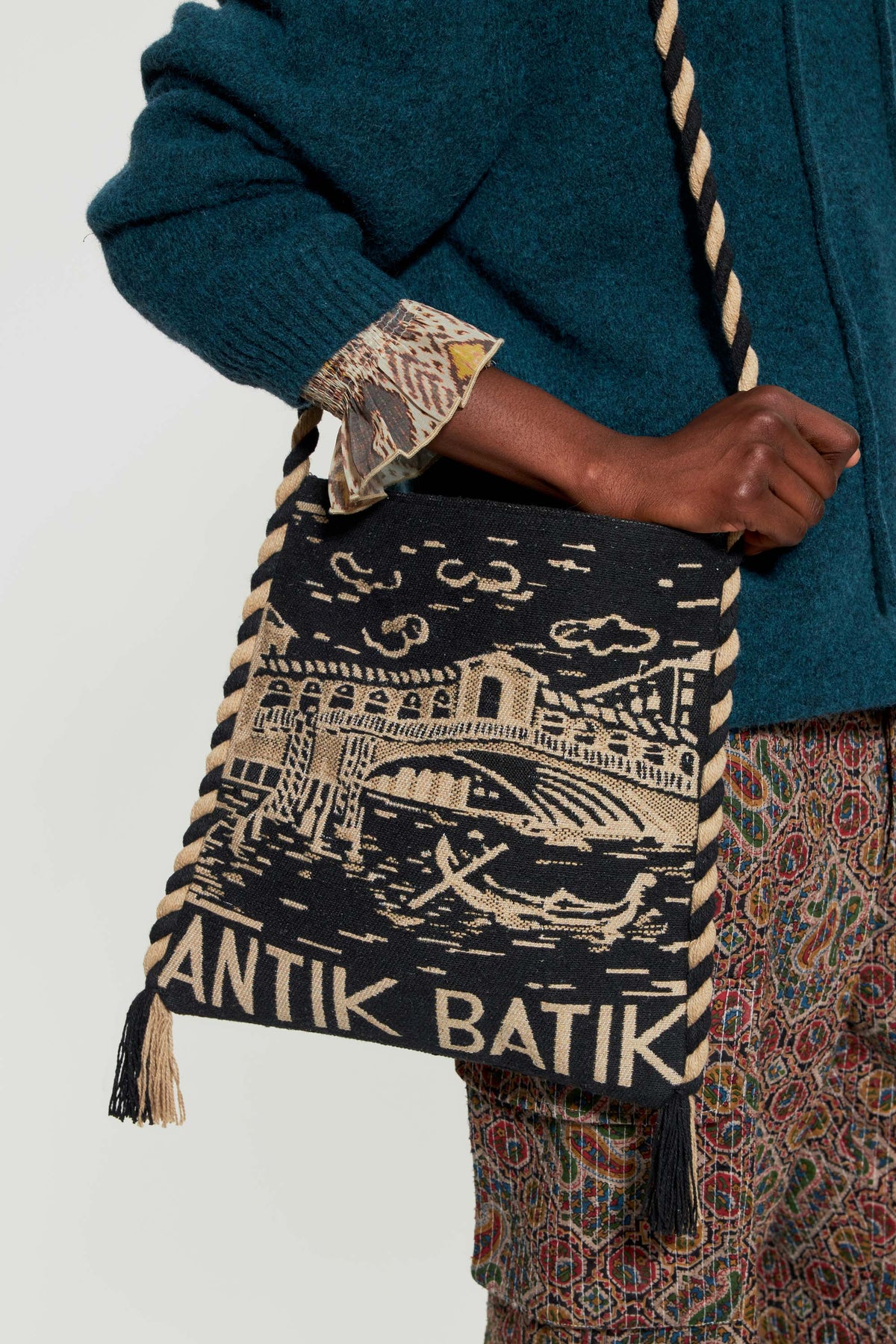 Sac tissé Venise - Black