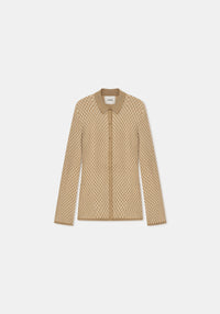 Cardigan Veritas en maille - Brulée