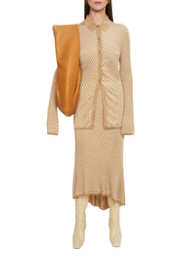 Cardigan Veritas en maille - Brulée