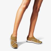 Sneakers Verona - Gold & Crystal Honey