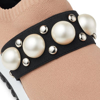 Sneakers Verona - Ballet Pink, Black & White Mix